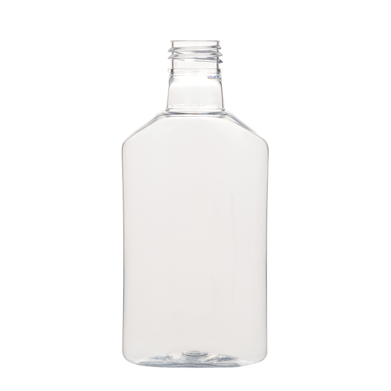 160ml Clear PET Oblong Bottles Flat Oval Plastic Bottles Bulk