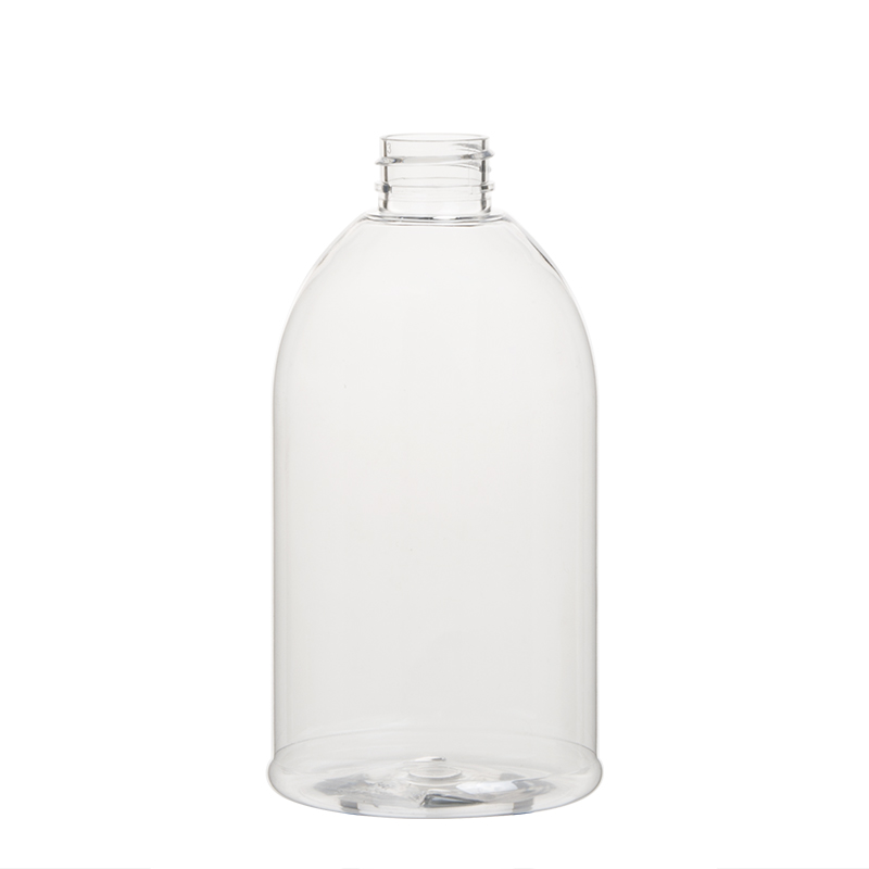 500ml 16.5oz Clear Plastic PET Round Bottles Shampoo Bottles Handwash Bottles Disc Wash Bottles 