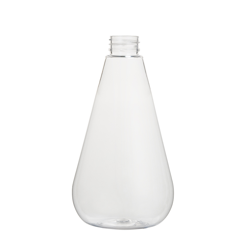 500ml 16oz Clear Conical Flask Plastic Bottles Empty Pharmaceutical Bottles