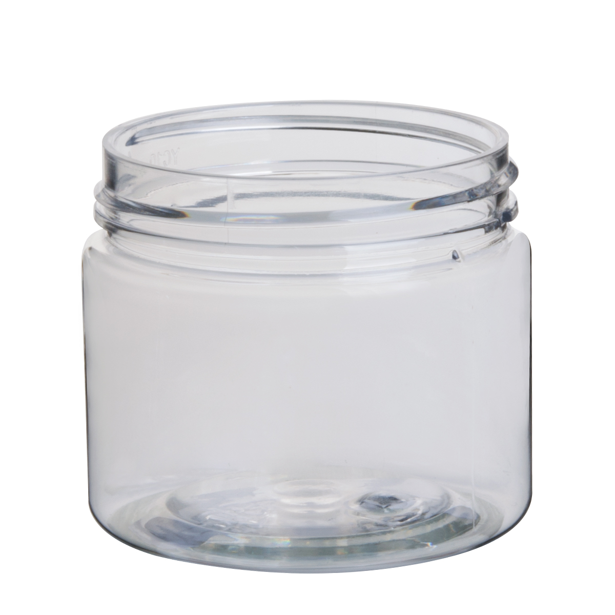 50ml Clear Plastic PET Straight Sided Jar with Lids Manufacturer