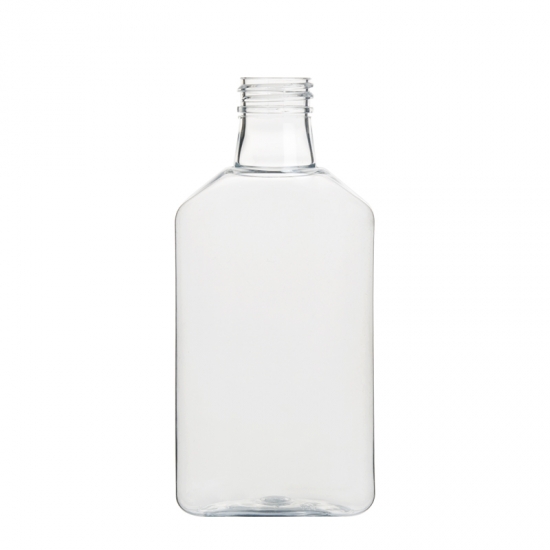 пэт пластиковая плоская овальная бутылка
