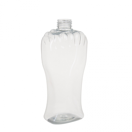 прямоугольные плечи с узкой талией в полоску 560ml пластиковая бутылка для домашних животных