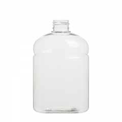 текстурированная бутылка с кругом на плече 500мл косметический контейнер прозрачный ПЭТ новая бутылка