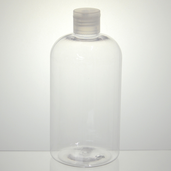 круглая прозрачная бутылка для домашних животных бостон 500 мл 