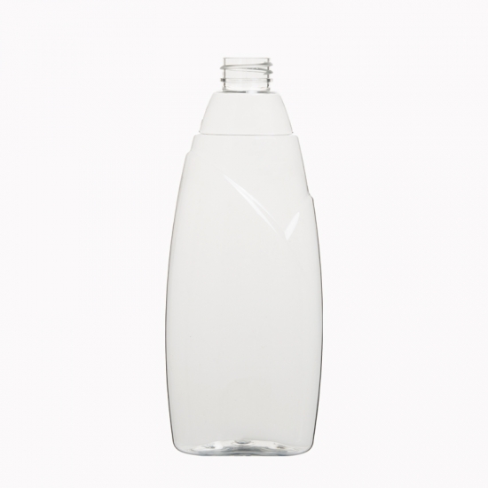 плечо с уникальным дизайном 500 мл пустые 16 унций Косметическая контейнерная пластиковая бутылка