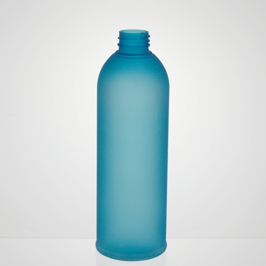 Синяя матовая бутылка