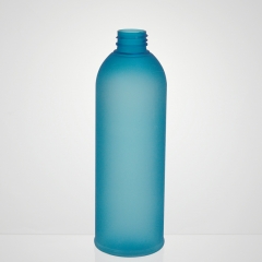 Синяя матовая бутылка