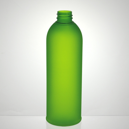 Матовая зеленая бутылка