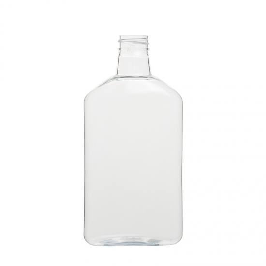Наклонный плечо пивная бутылка для бутылки овальной питомца 400 мл 